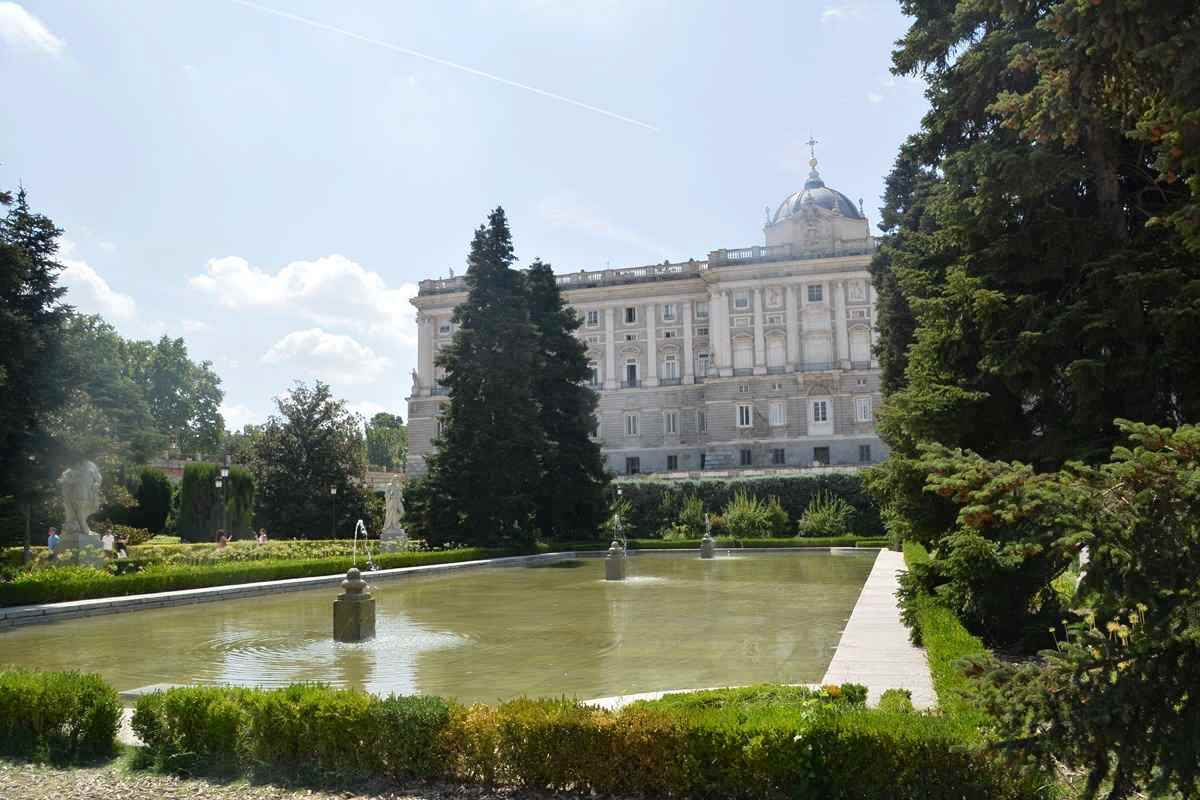 Cara norte del Palacio Real de Madrid