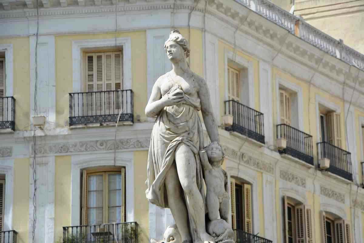 Estatua de la Mariblanca en Puerta del Sol