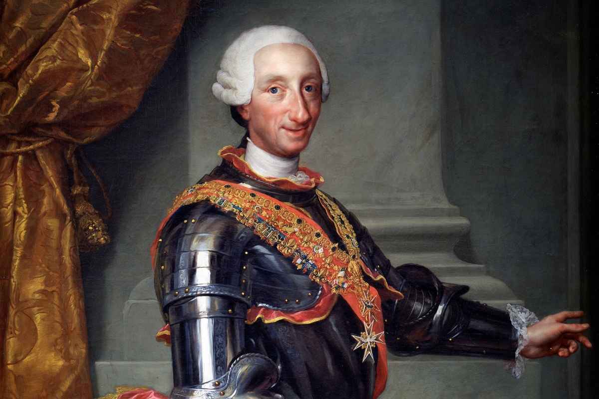 Retrato de Carlos III por Antonio Raphael Mengs. Museo del Prado