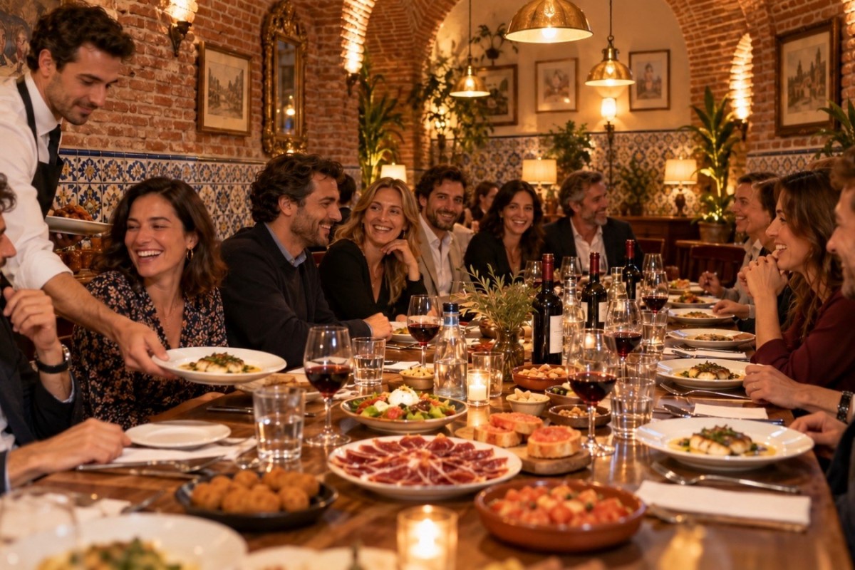 Restaurante con menú cerrado para grupos en Madrid